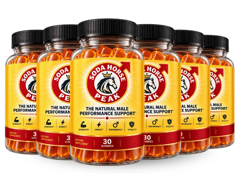 SodaHorsePeak 6 Bottles package